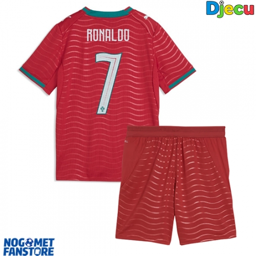 Portugal Cristiano Ronaldo #7 Domaci Dres za djecu SP 2026 Kratak Rukav (+ Kratke hlače)